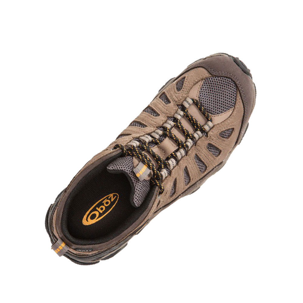 Oboz Sawtooth Low Bdry Mens Brown Walking Outdoors Sports Shoes Trainers