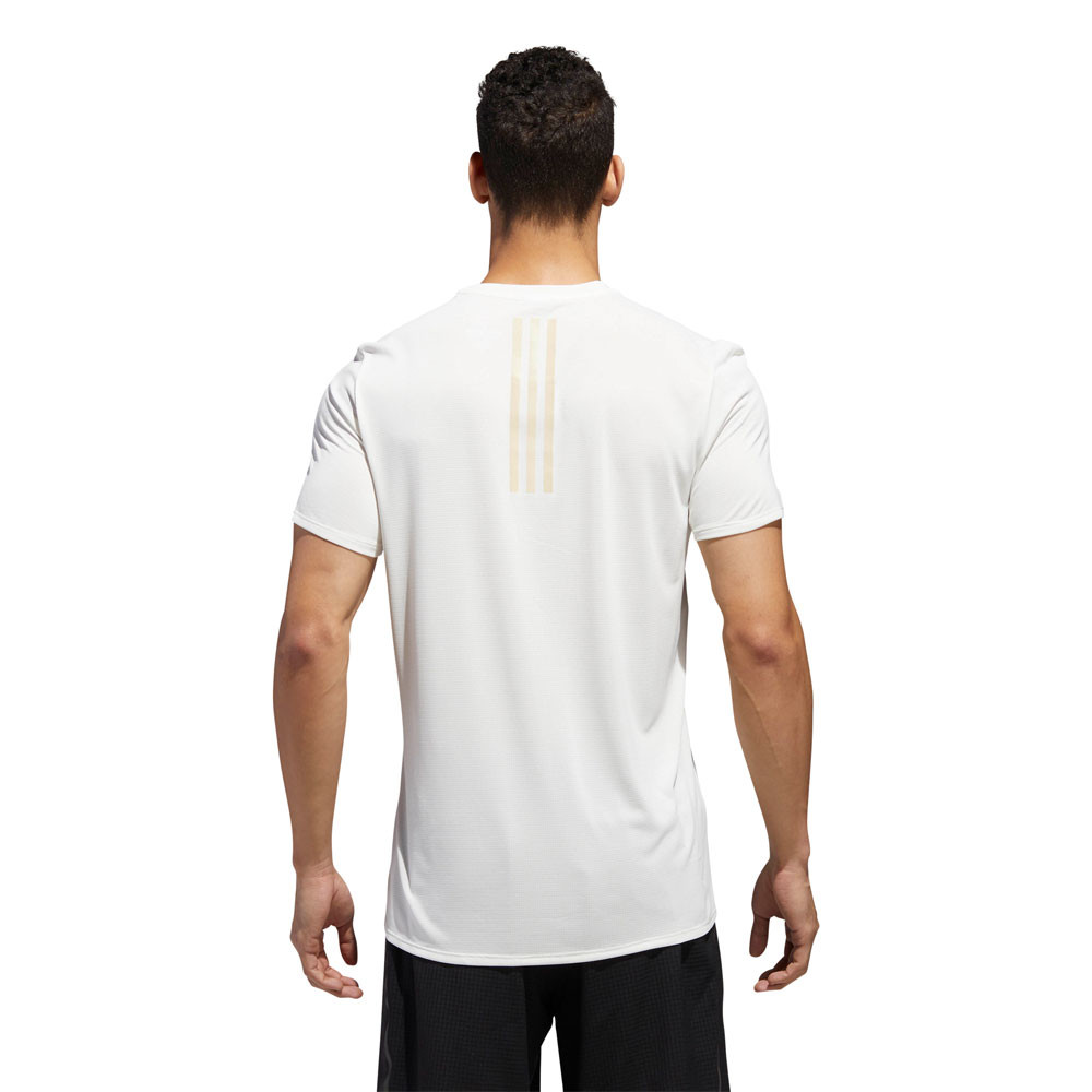 Hommes 4 Adidas Courte Respirant Blanc 2 Supernova T Manche sur Sport Shirt Jogging Top qtSqR