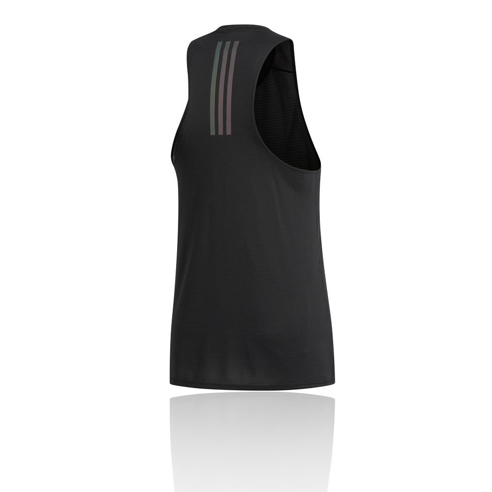 Sur Hommes Gym Supernova Détails Respirant Réfléchissant Noir Débardeur Adidas Sport Jogging Y6v7fgyb