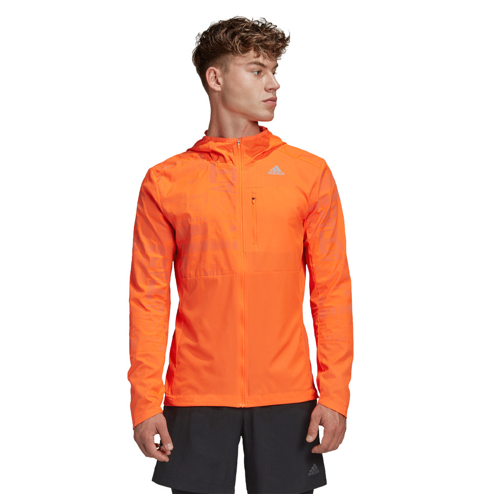 adidas reflective running jacket