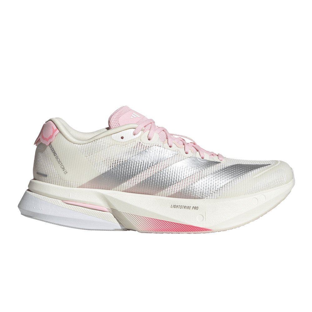 Core White / Silver Metallic / Clear Pink