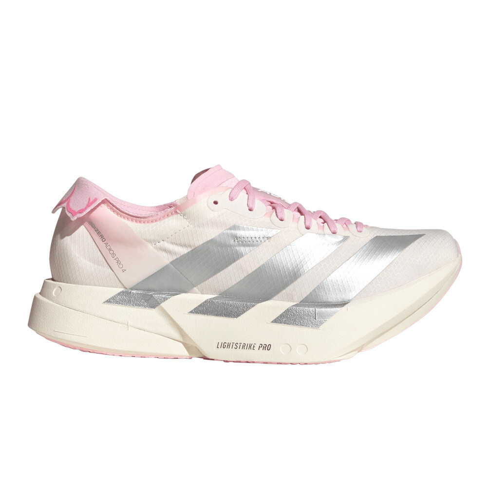 Core White/Silver Metallic/Clear Pink