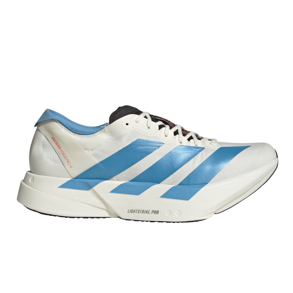 Off White / Light Blue / Bright Red
