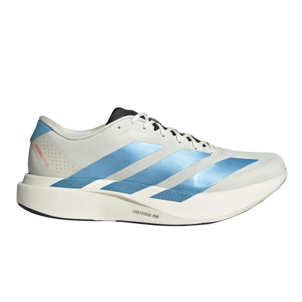 Off White / Light Blue / Bright Red