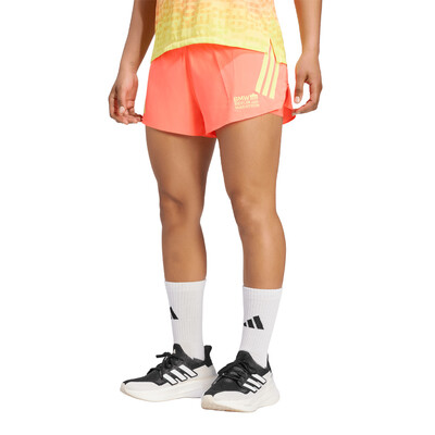 adidas BMW Berlin Marathon Climacool 2 en 1 mujer pantalones cortos - AW26 adidas BMW Berlin Marathon Climacool 2 en 1 mujer pantalones cortos - AW26