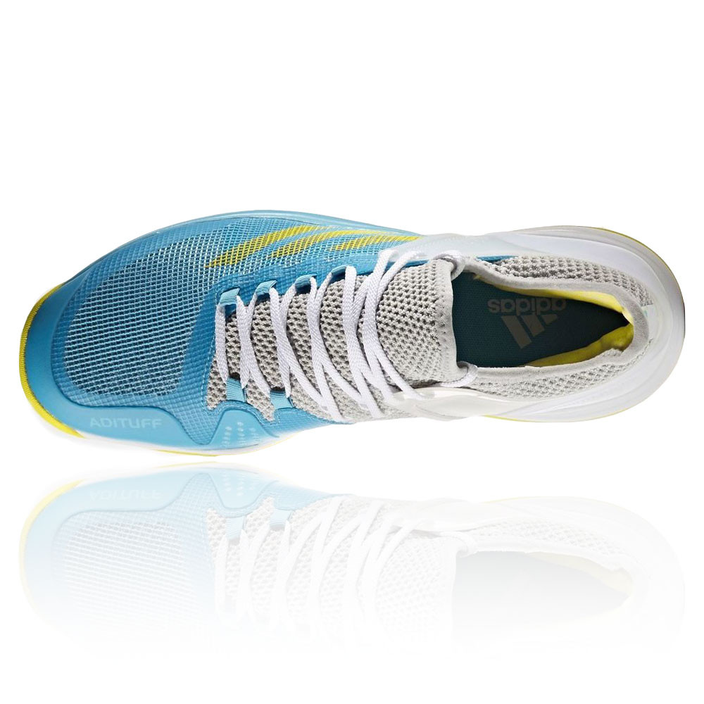 Adidas Adizero Ubersonic 2 Mens White Tennis Court Sports Shoes