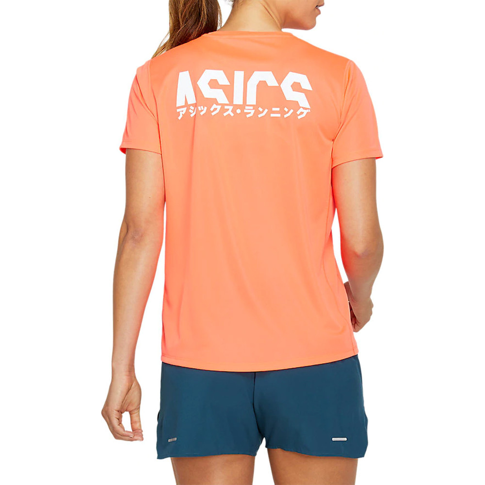 Asics t shirt femme orange Outlet