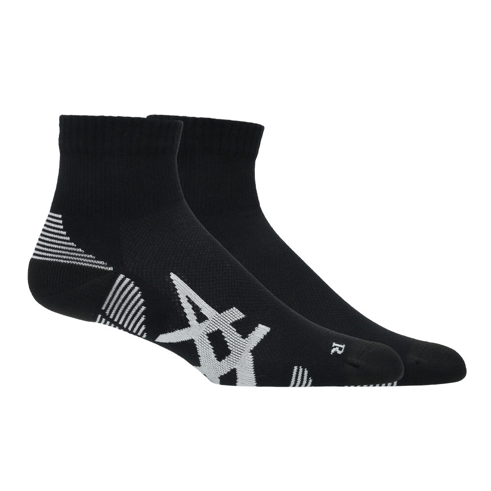 Asics AEG Cushioned Run Quarter Running Socks (2 Pack) - AW26