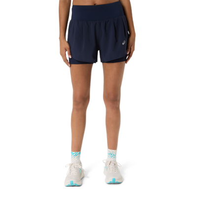 Asics Road 2-N-1 3.5 pulgada mujer pantalones cortos - AW26 Asics Road 2-N-1 3.5 pulgada mujer pantalones cortos - AW26