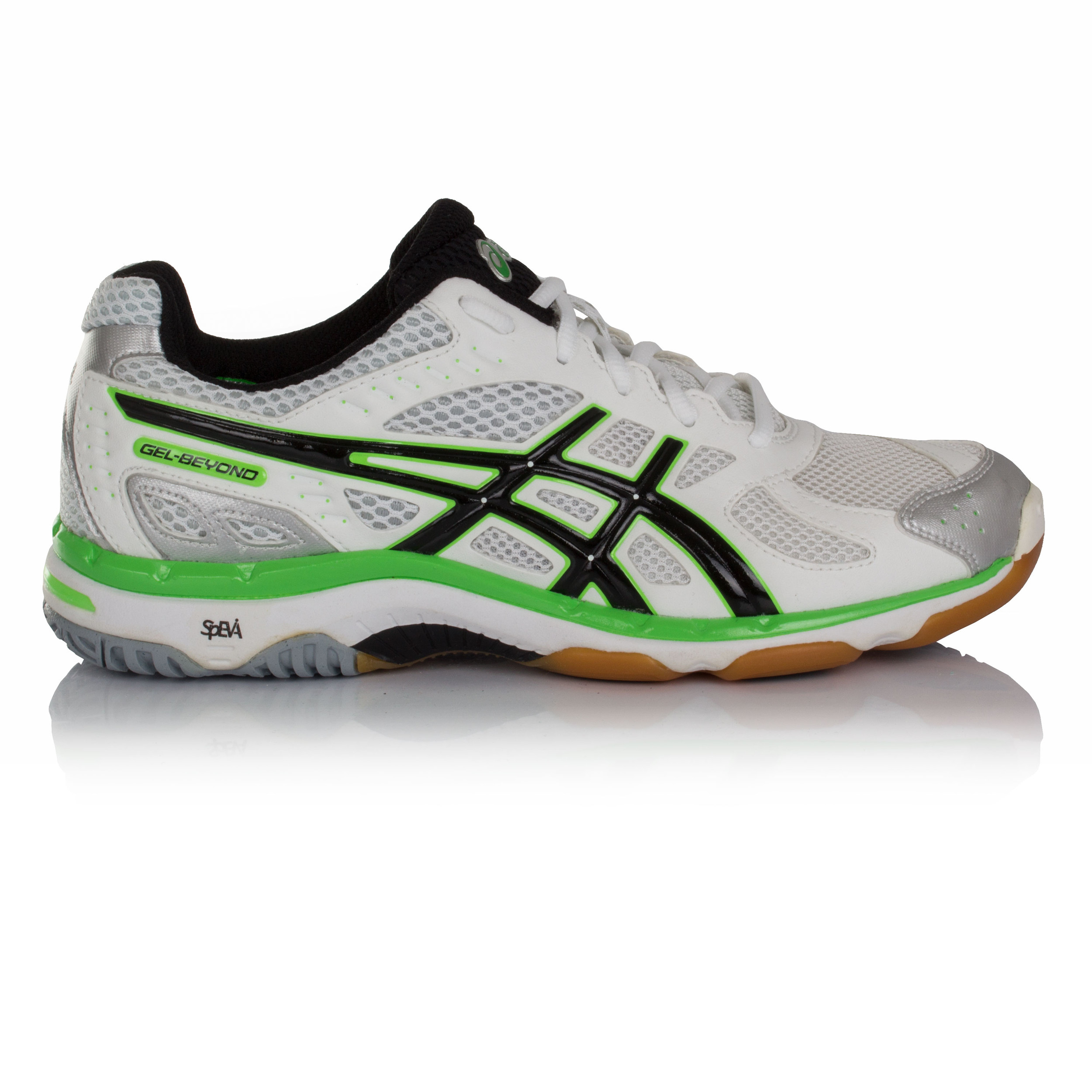 Asics Gel Beyond 5 Uomo Bianco Blu Indoor Campo Badminton Scarpe da Ginnastica Asics Gel Beyond 5 Uomo Bianco Blu Indoor Campo Badminton Scarpe da Ginnastica