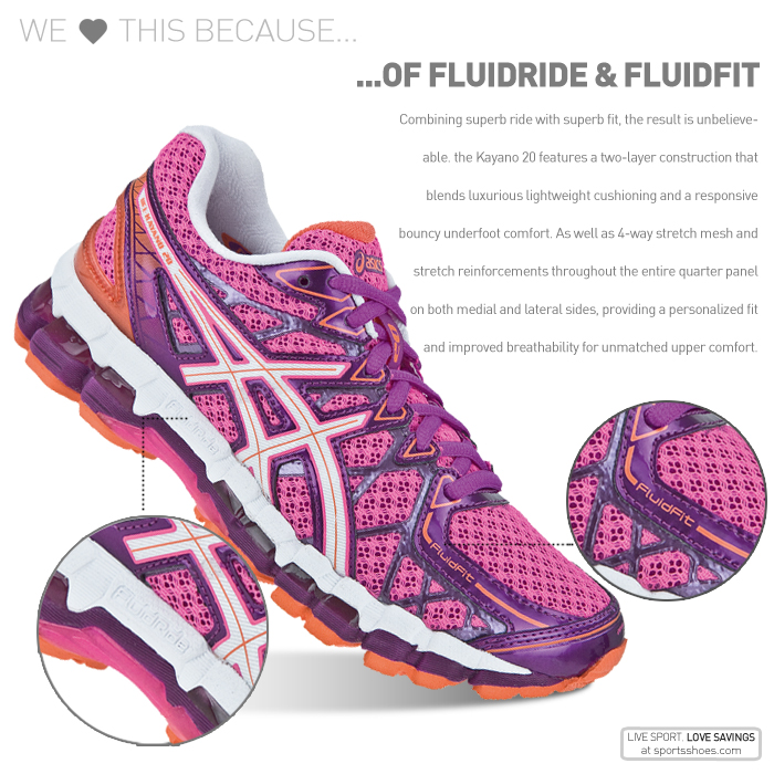 asics gel kayano 20 womens