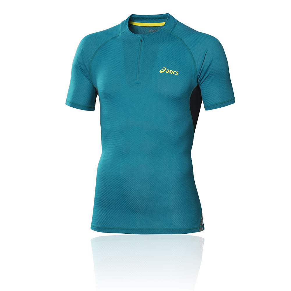 ASICS FUJI Half Zip Short Sleeve Running Top