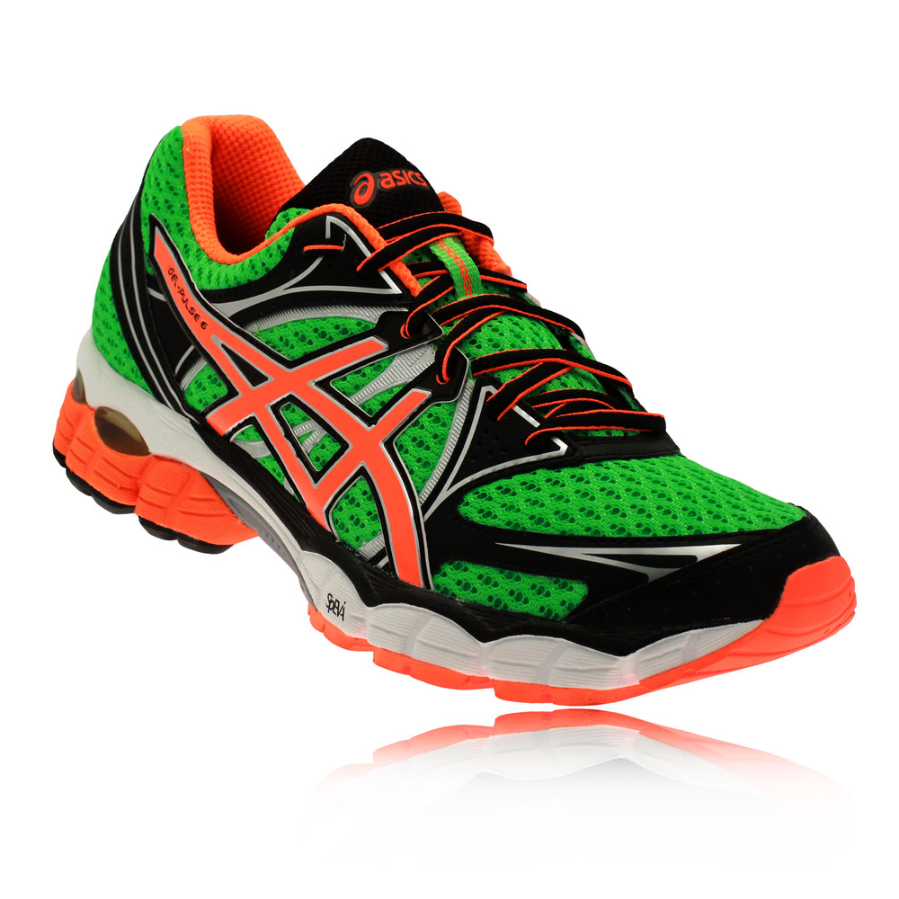 Asics Gel-Pulse 6 Running Shoes For Women - Flash Yellow - White - Powder Blue - T4A8N-0701 