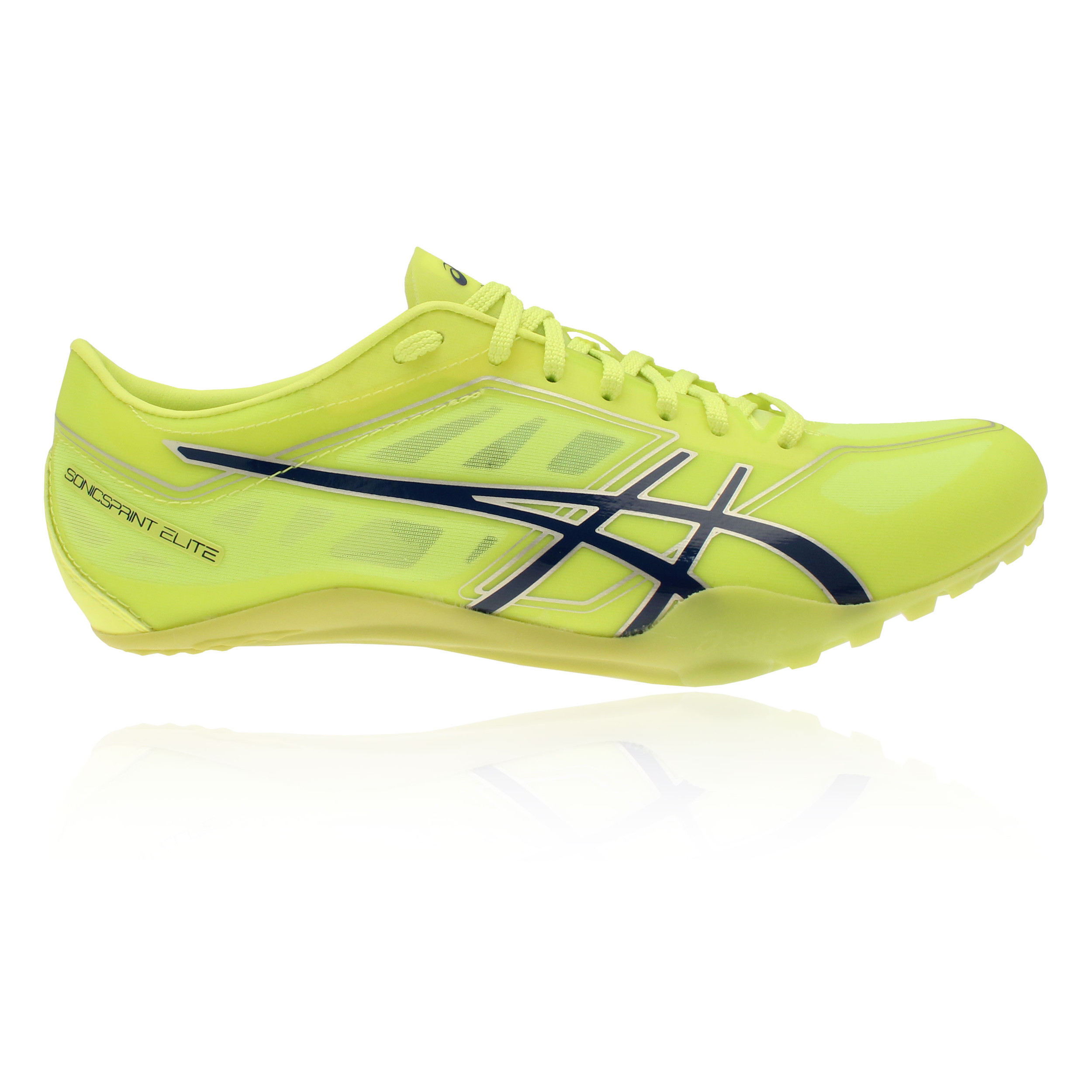Asics Sonicsprint Uomo Blu Corsa Scarpe da Ginnastica Atletica Sport Borchie Asics Sonicsprint Uomo Blu Corsa Scarpe da Ginnastica Atletica Sport Borchie