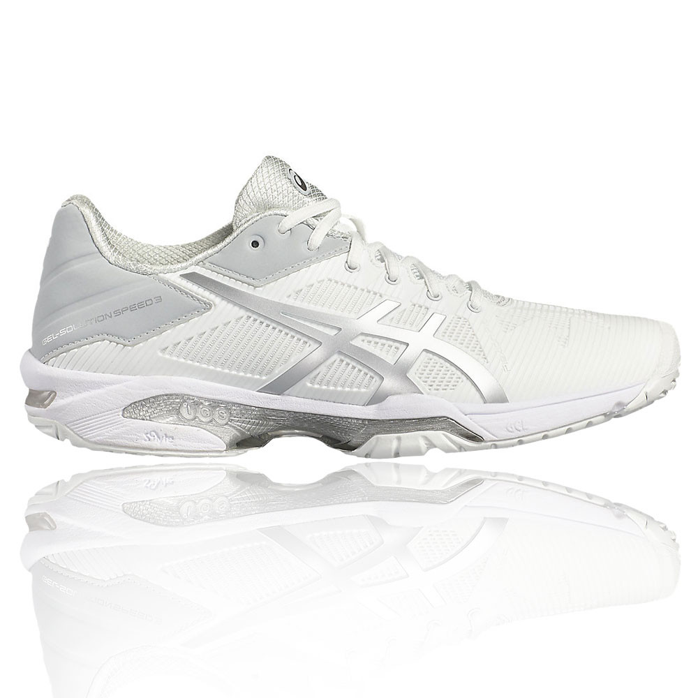 Asics Gel Solution Speed 3 Donna Bianco Tennis Sport Scarpe da Ginnastica Asics Gel Solution Speed 3 Donna Bianco Tennis Sport Scarpe da Ginnastica