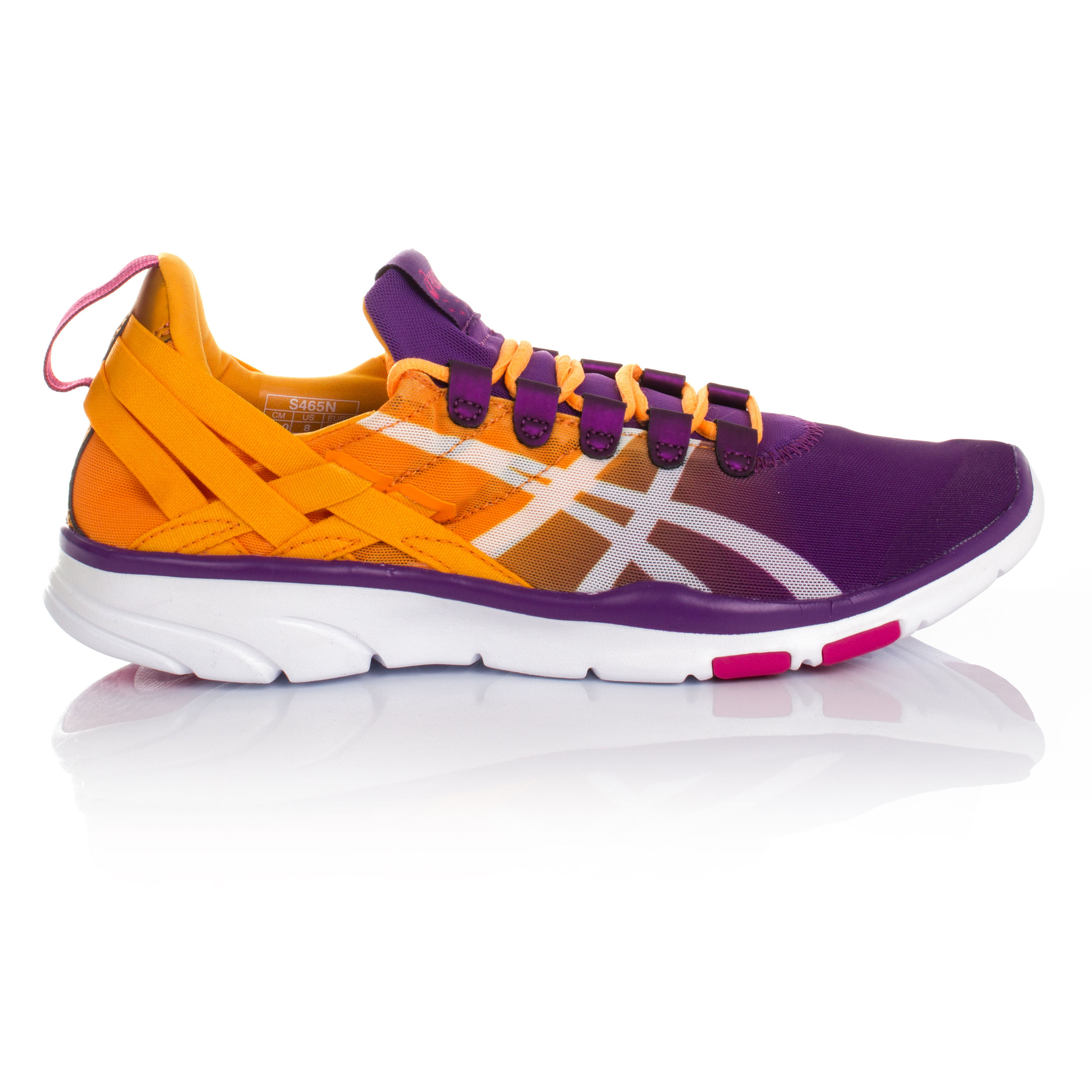 ASICS Gel Fit Sana Donna Arancione Viola Scarpe Da Ginnastica Allenamento Sport ASICS Gel Fit Sana Donna Arancione Viola Scarpe Da Ginnastica Allenamento Sport