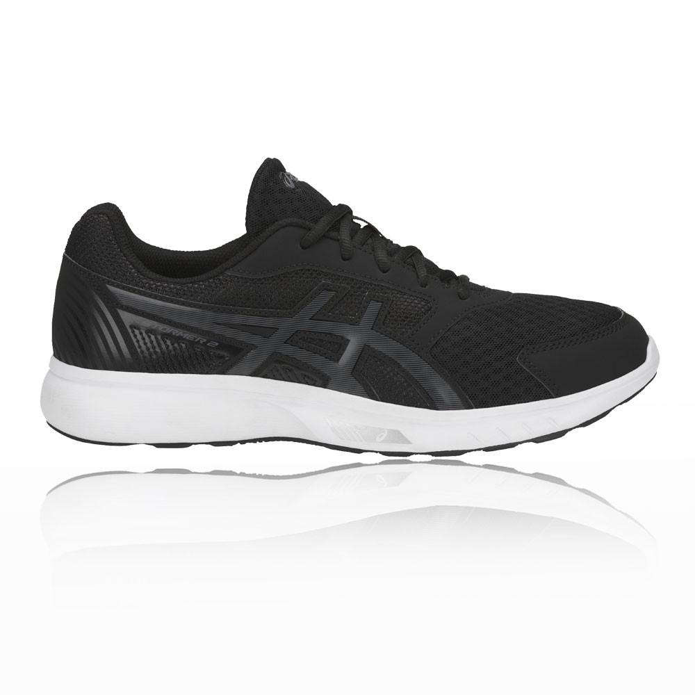 Asics Uomo STORMER 2 Scarpe da Ginnastica Sport Corsa Nero Asics Uomo STORMER 2 Scarpe da Ginnastica Sport Corsa Nero