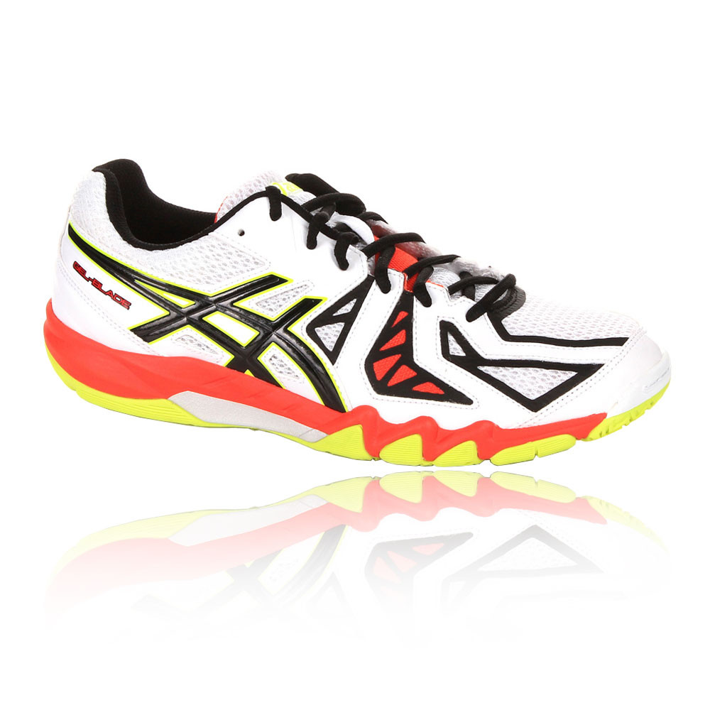Asics Uomo Gel Blade 5 Scarpe da Tennis Ginnastica Terra Battuta Sport Bianco Asics Uomo Gel Blade 5 Scarpe da Tennis Ginnastica Terra Battuta Sport Bianco