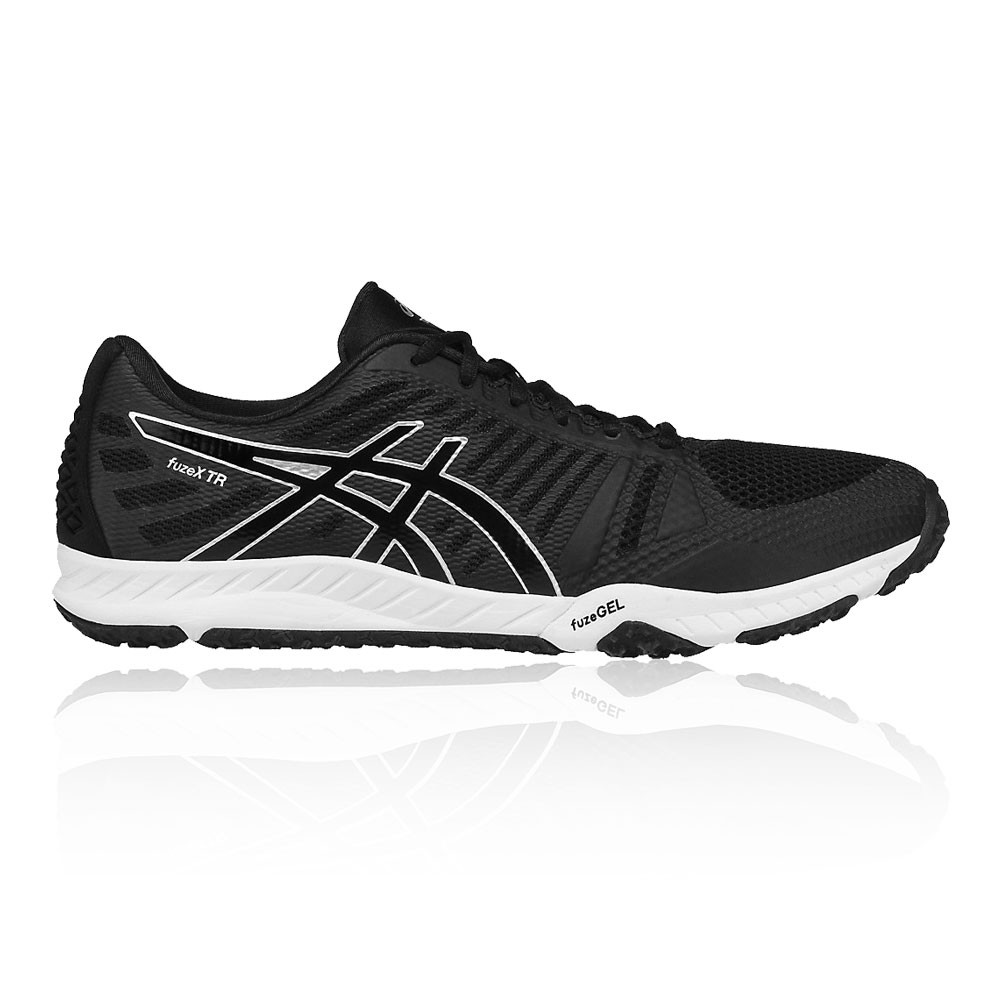 Asics Uomo FUZE X TR Scarpe da Fitness Sport Nero Palestra Traspirante Leggero Asics Uomo FUZE X TR Scarpe da Fitness Sport Nero Palestra Traspirante Leggero