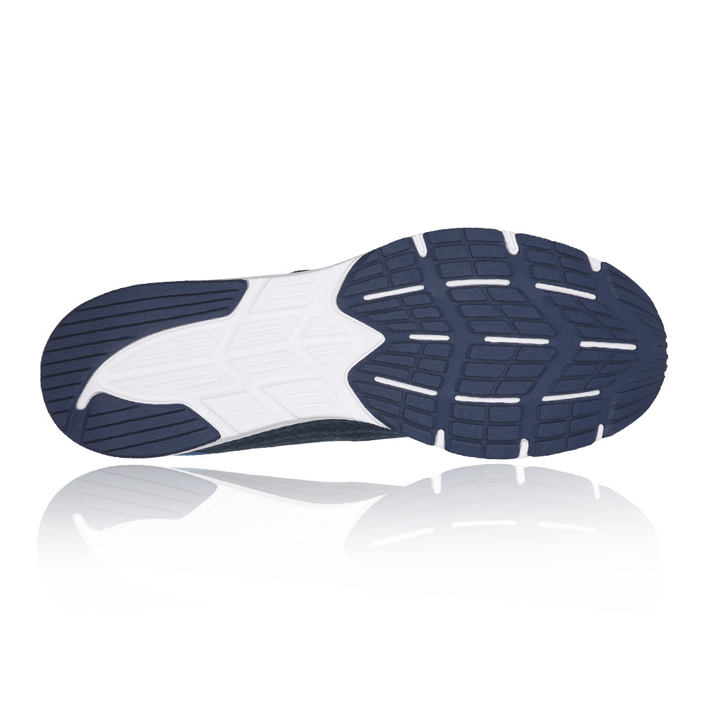 ASICS Da Uomo Amplica Scarpe Da Corsa Ginnastica Blu Sport Traspirante