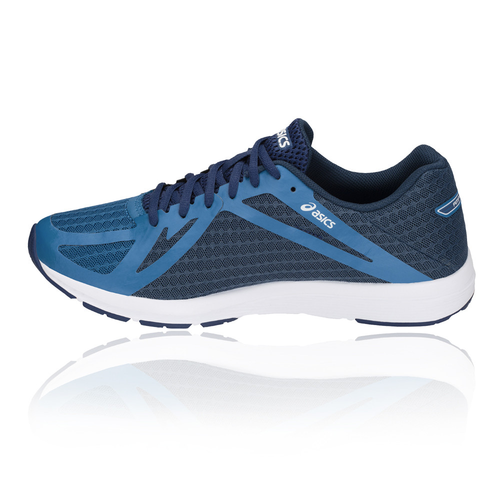 ASICS Da Uomo Amplica Scarpe Da Corsa Ginnastica Blu Sport Traspirante