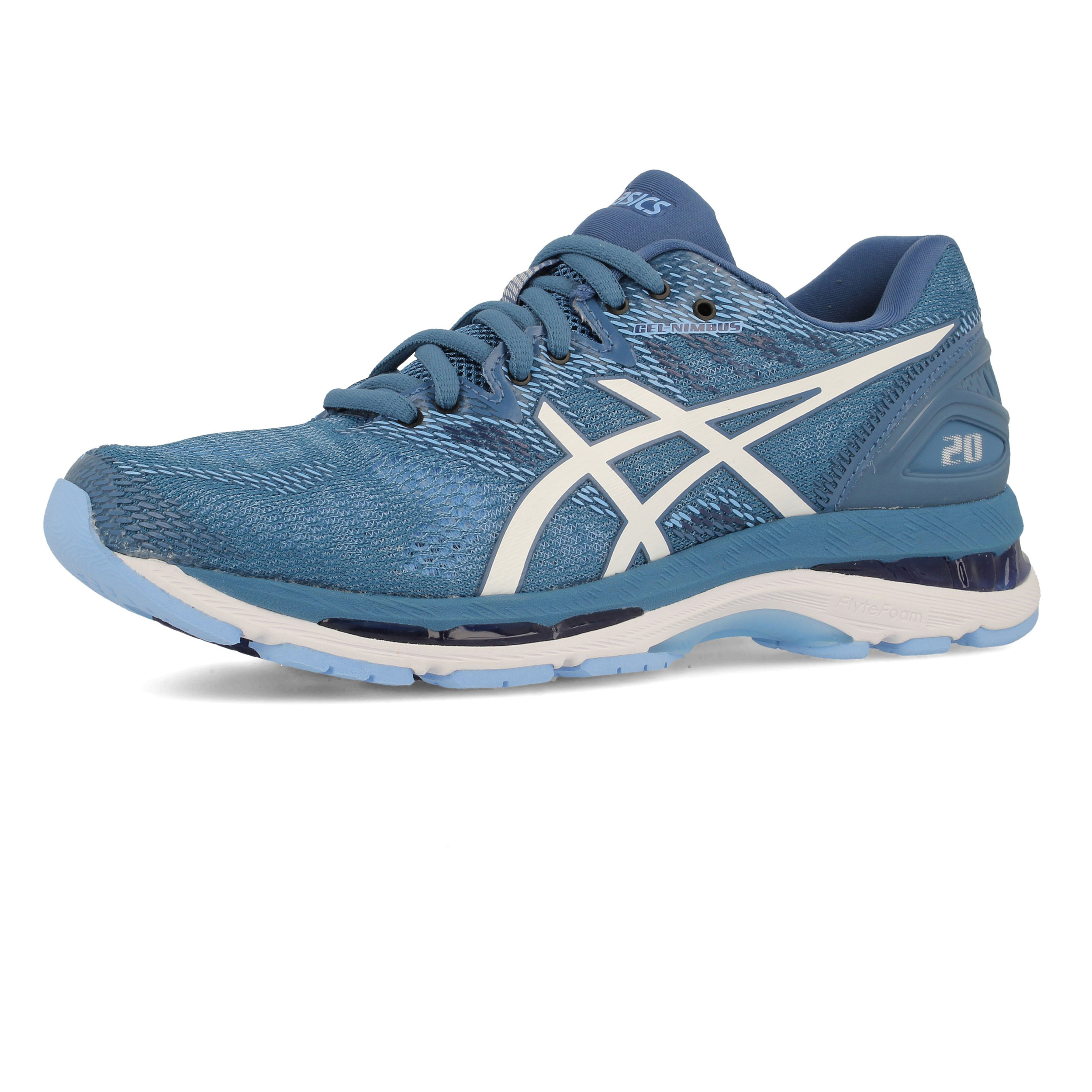 womens blue asics trainers