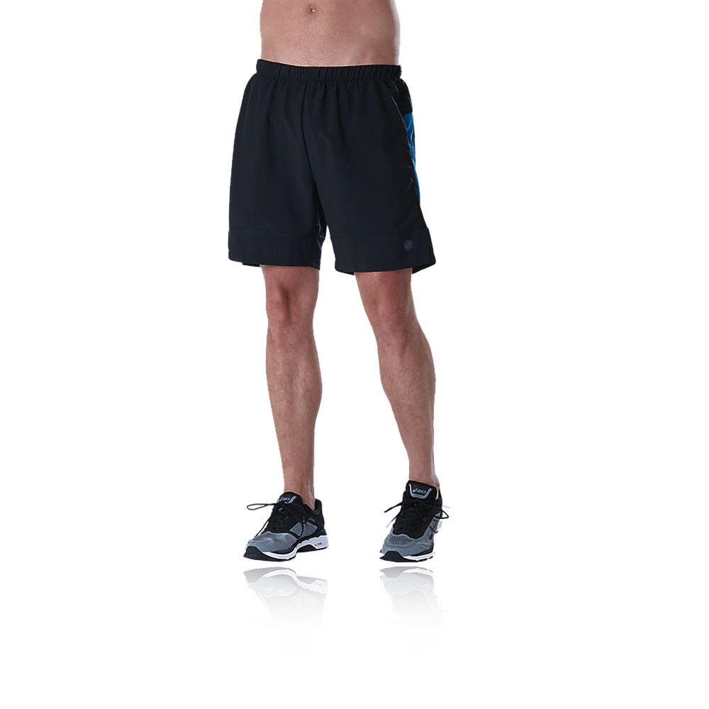 Asics running shorts with pockets Clearance