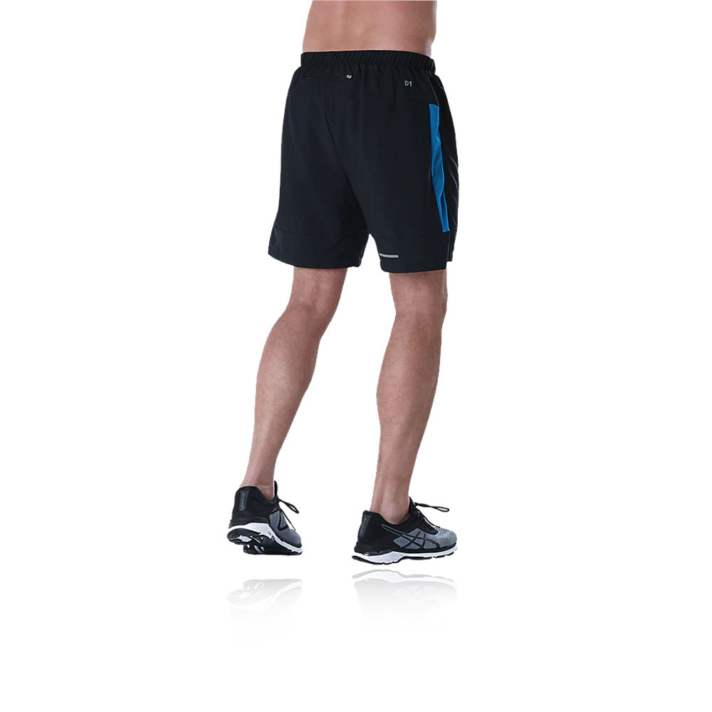 Nero 7 Uomo Sport Pantaloncini Shorts Traspirante Corsa Asics QordsxthCB