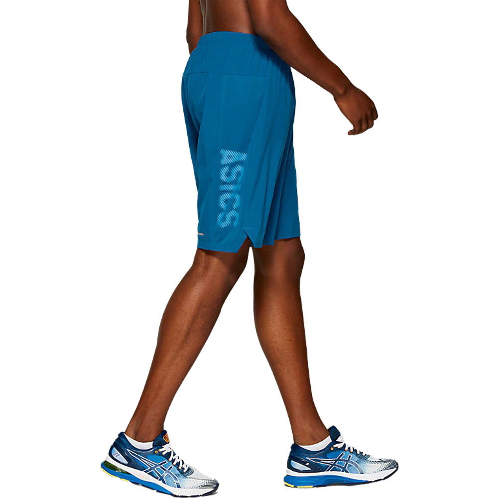 asics 2 in 1 running shorts mens