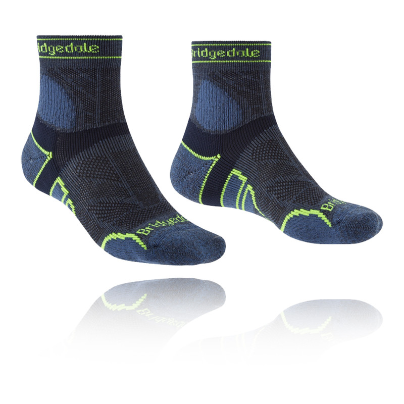 Calzini Da Sci Leggeri Bridgedale Vertige Uomo – Lana Merino, Modello Winter Sport, Neri/verdi - 5