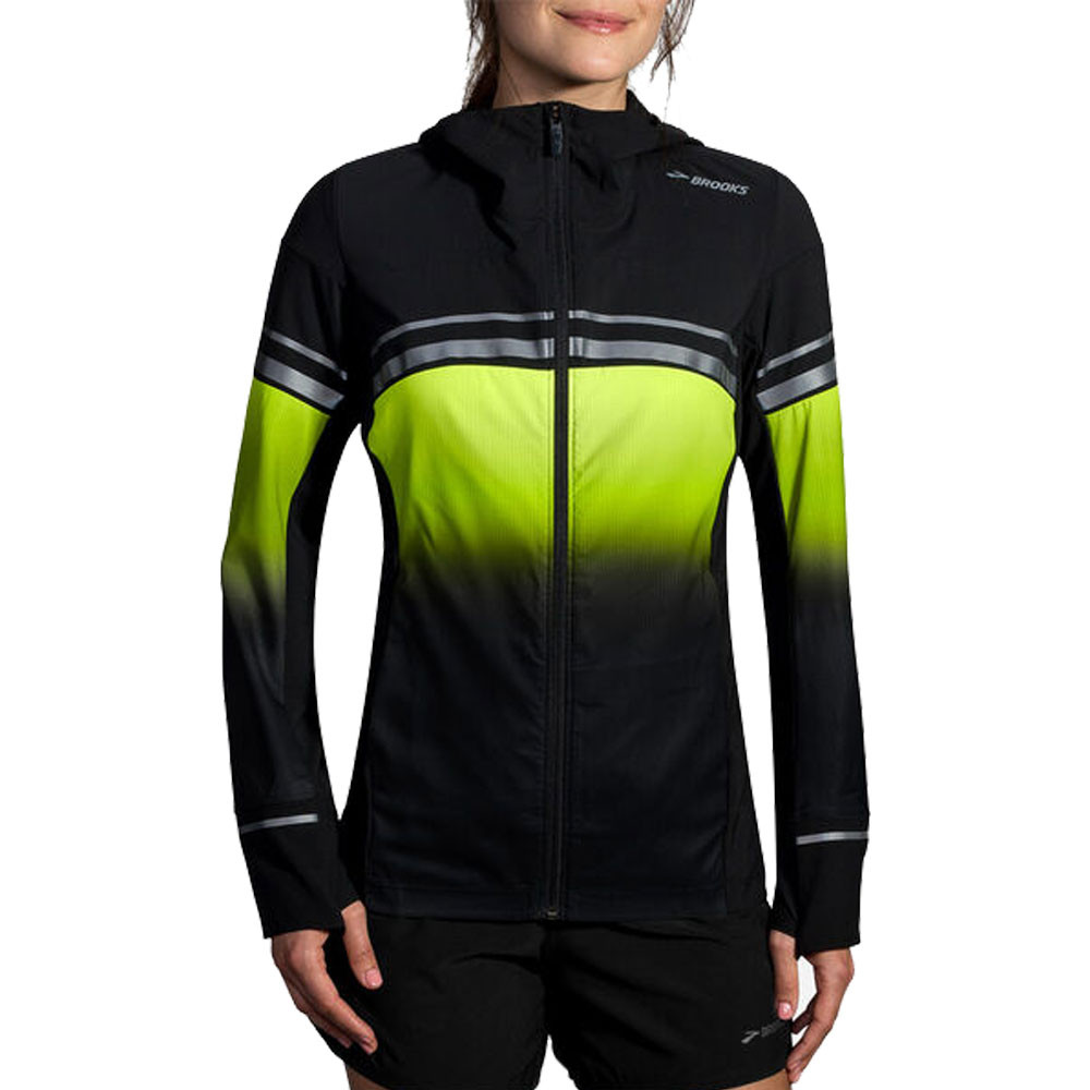 brooks jackets womens green