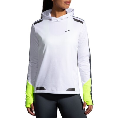 run visible thermal hoodie