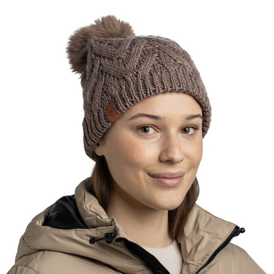Buff Knitted and Polar Caryn Beanie - AW25