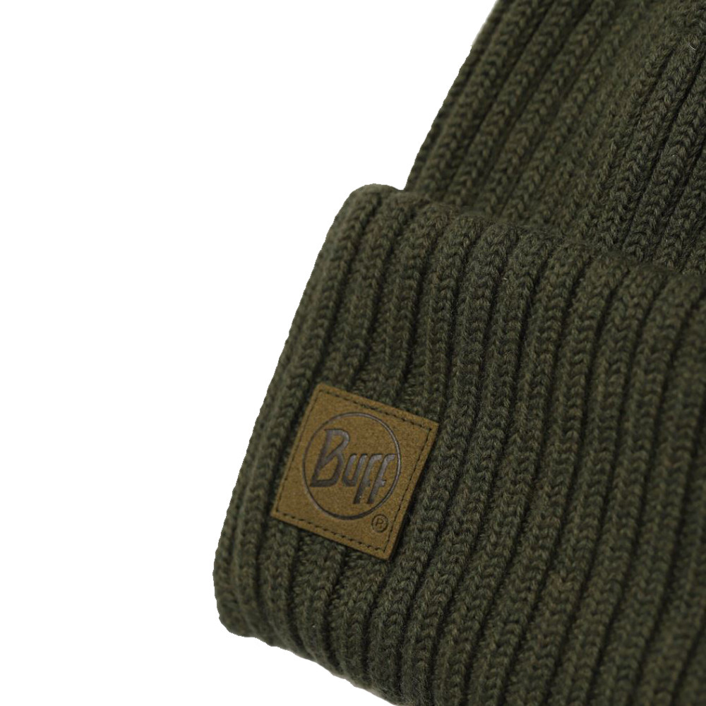 Buff Ervin Knitted Merino Wool Hat 