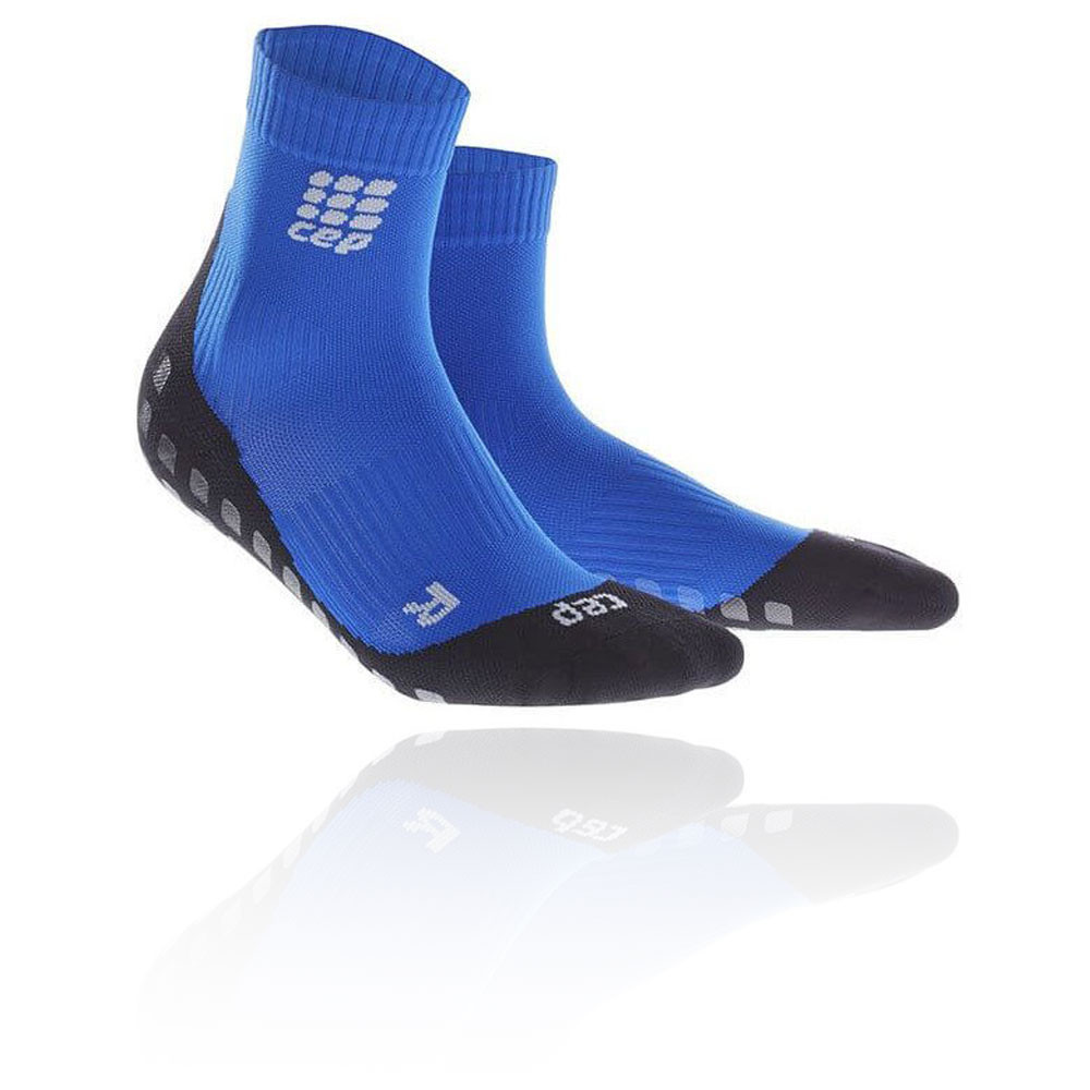 CEP Griptech Short Socks Running Damen Blau