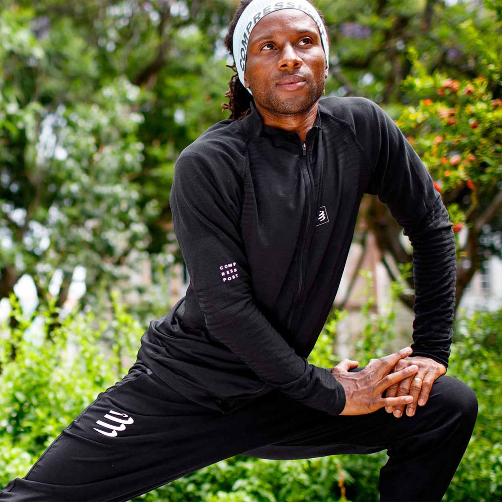 compressport seamless zip sweatshirt