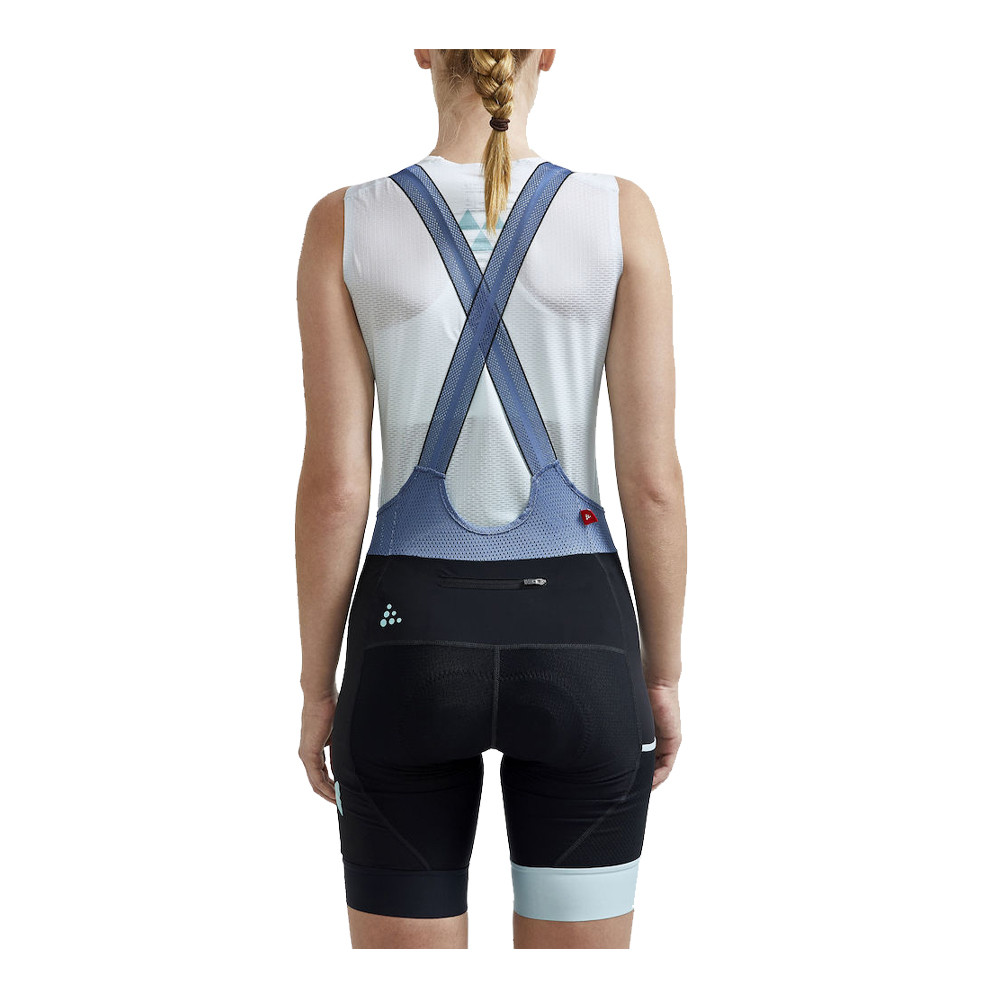 Craft ADV Endur Bib Short Femme Taille M - Noir/Blanc