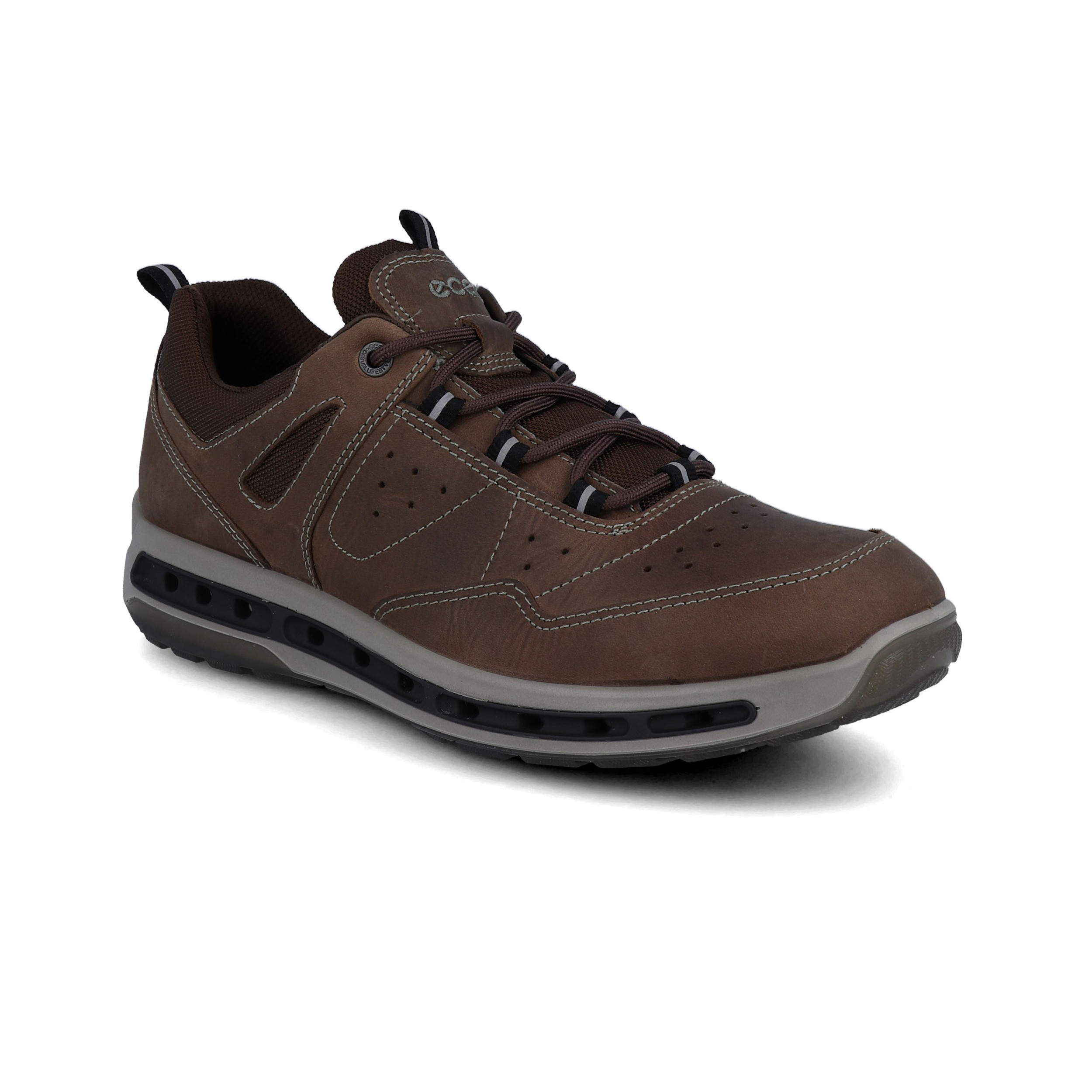 Ecco Mens Cool Walk Walking Shoes Brown Sports Outdoors