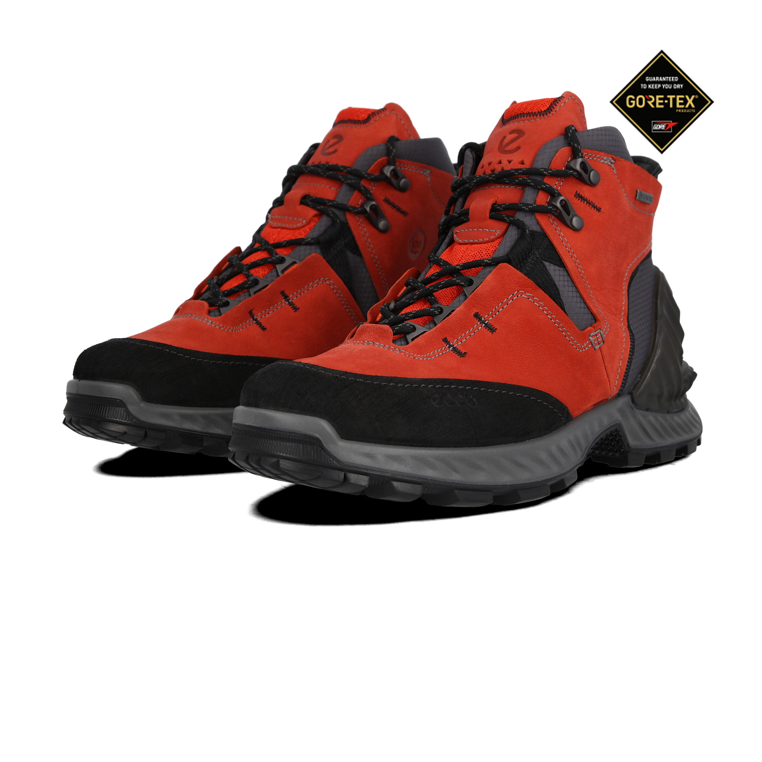 ecco boots mens orange