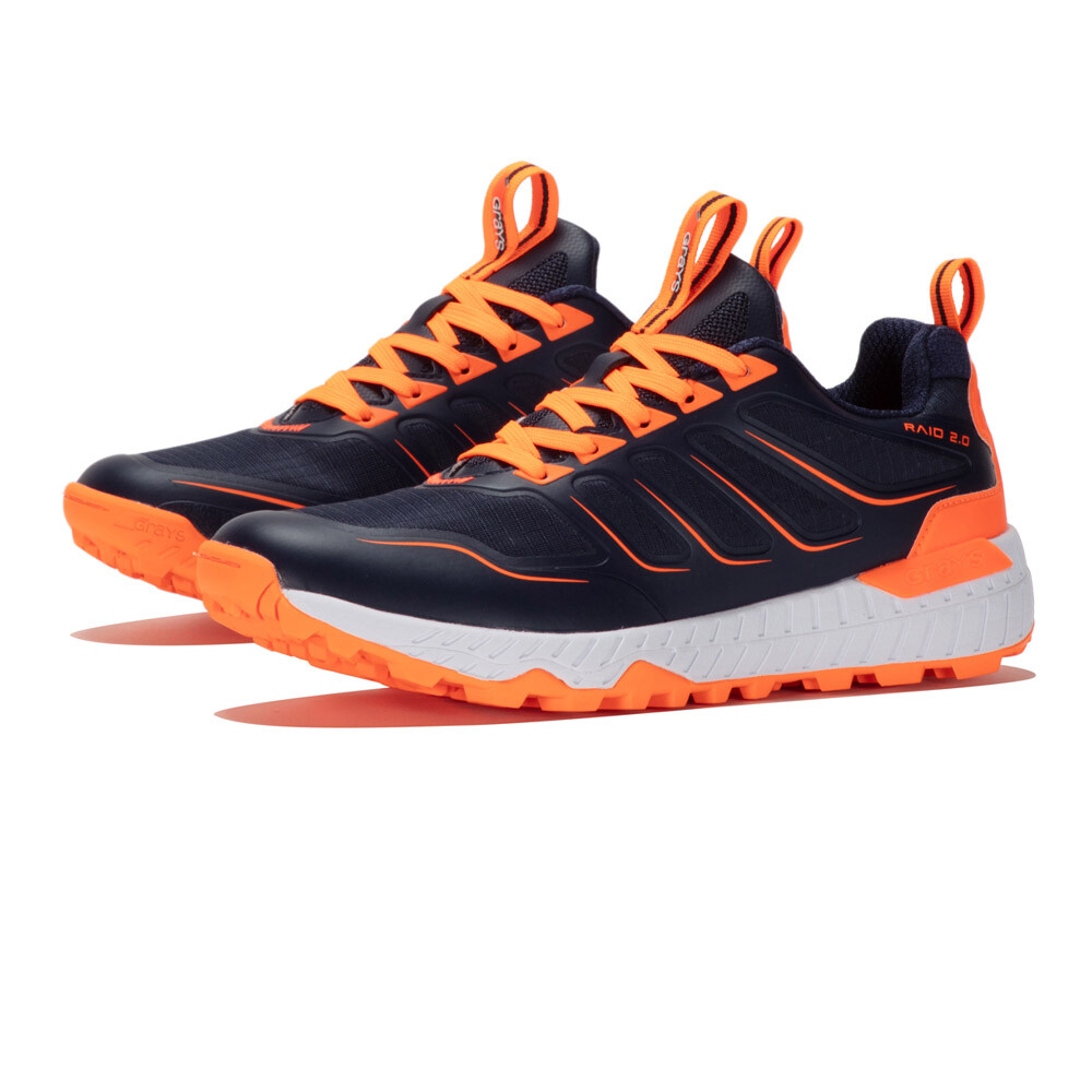 thumbnail interactive-video image 1 of GRAYS Raid Women’s Hockey Shoes – Waterproof, Breathable, Speed Lacing – SS25 1 of 3