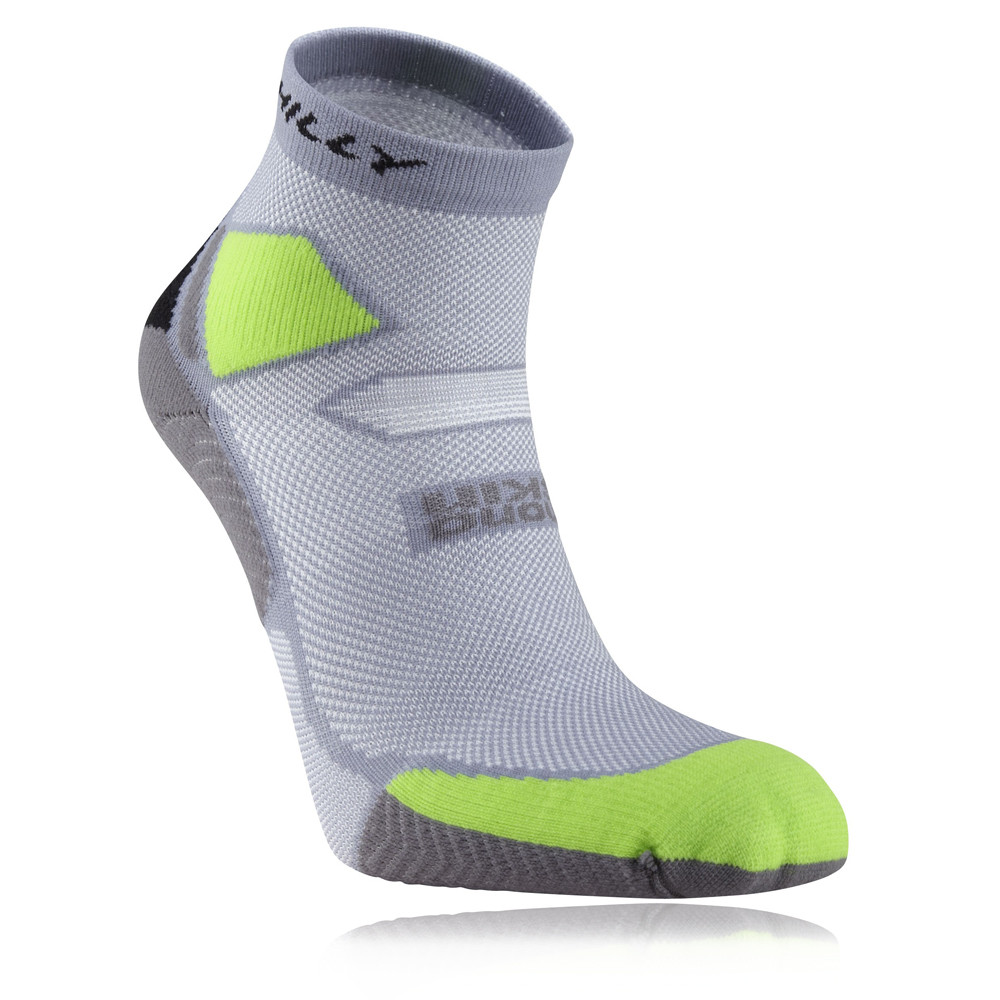 Hilly Mens Womens Skyline Grey Green Anti Slip Sports Anklet Trail Running Socks Hilly Mens Womens Skyline Grey Green Anti Slip Sports Anklet Trail Running Socks