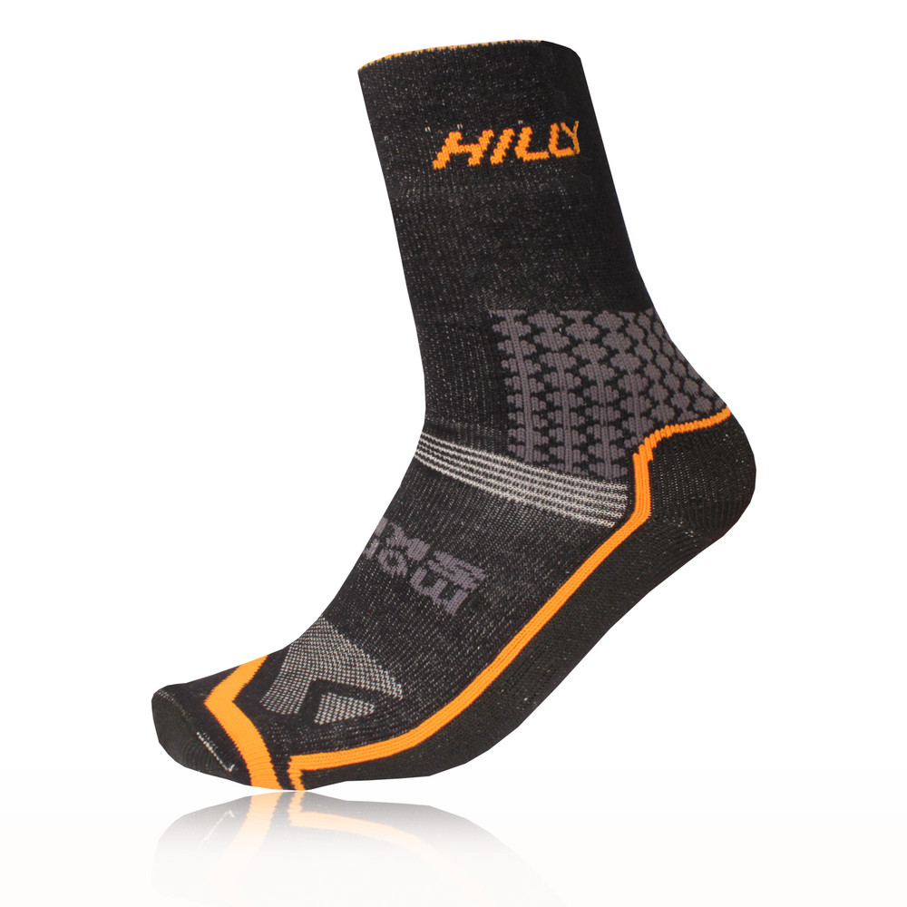 Hilly Monoskin Cyclo Mens Orange Black Tennis Cycling Sports Running