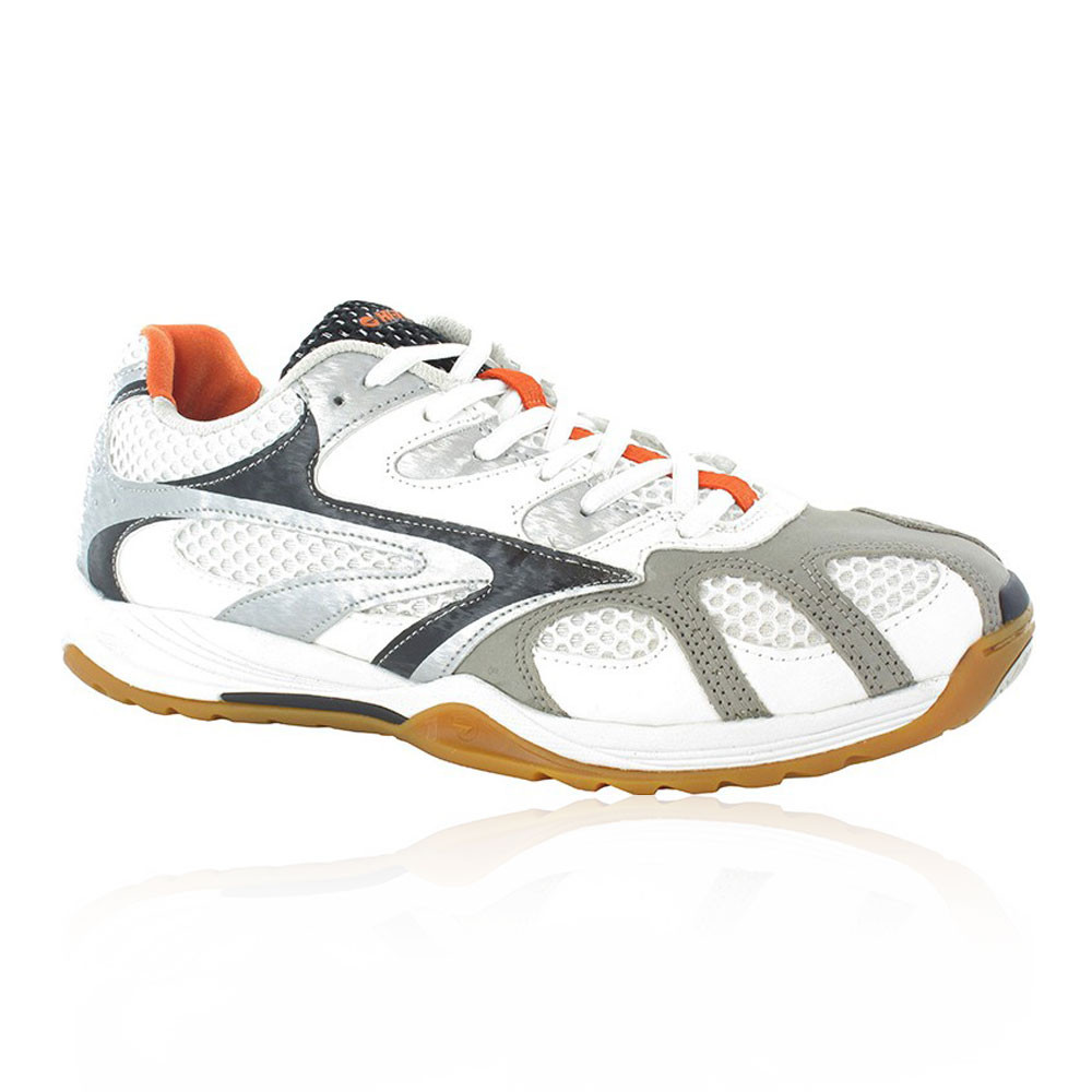 HiTec AD Pro Elite Mens White Court Squash Sports Shoes Trainers Pumps eBay