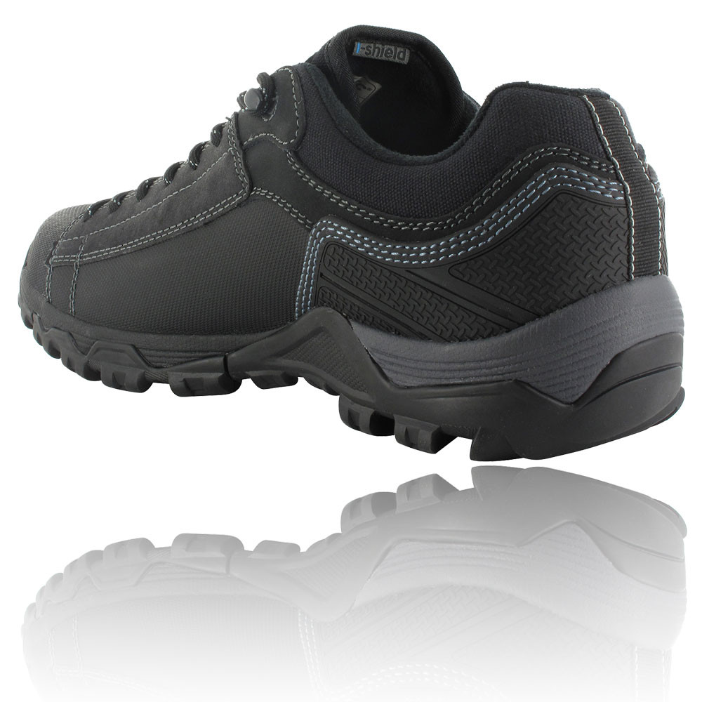 HiTec Trail Ox Low I Mens Black Waterproof Outdoors Walking Hiking Shoes
