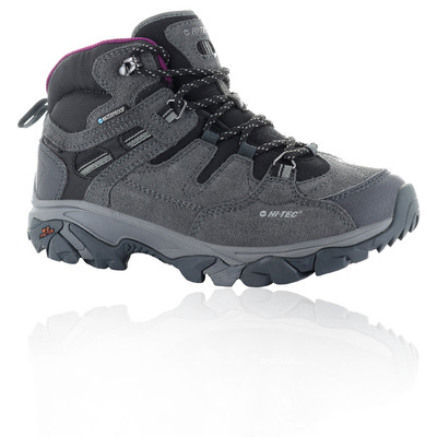Hi-Tec Womens Storm Waterproof Light Hiking Boots Grey Sand Sports Outdoors