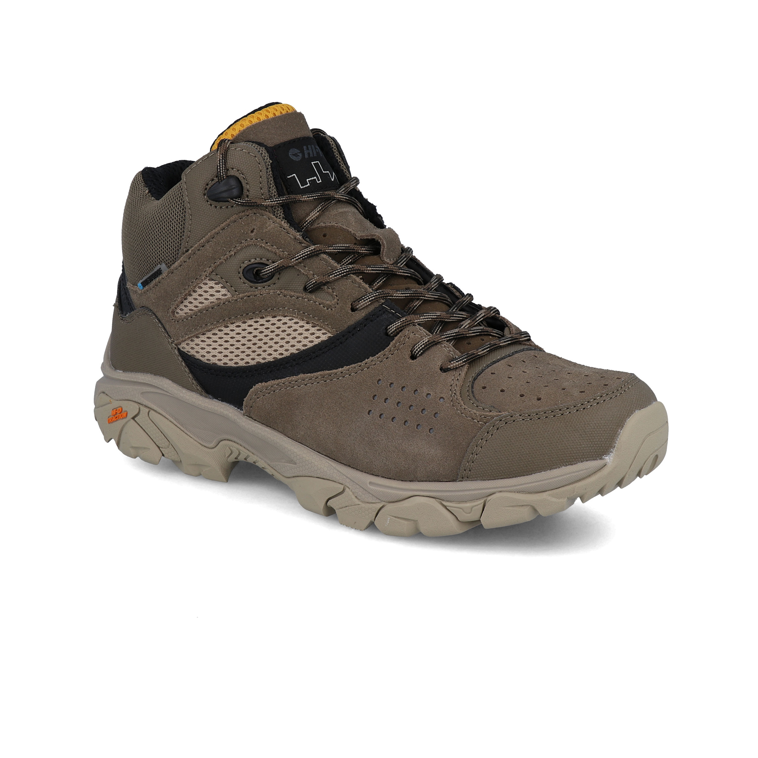 Hi-Tec Jaguar Pour Homme Chaussures De Marche Marron Sports Extérieur Respirant en cuir et daim