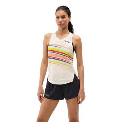 Hoka Race Day mujer running camiseta sin mangas - SS26