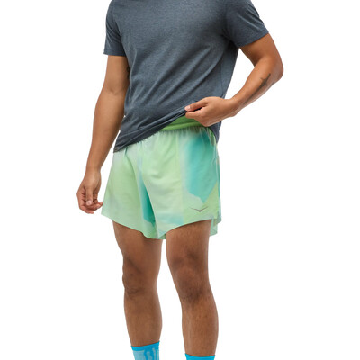 Hoka Glide 5 Inch Brief Lined Men's Shorts