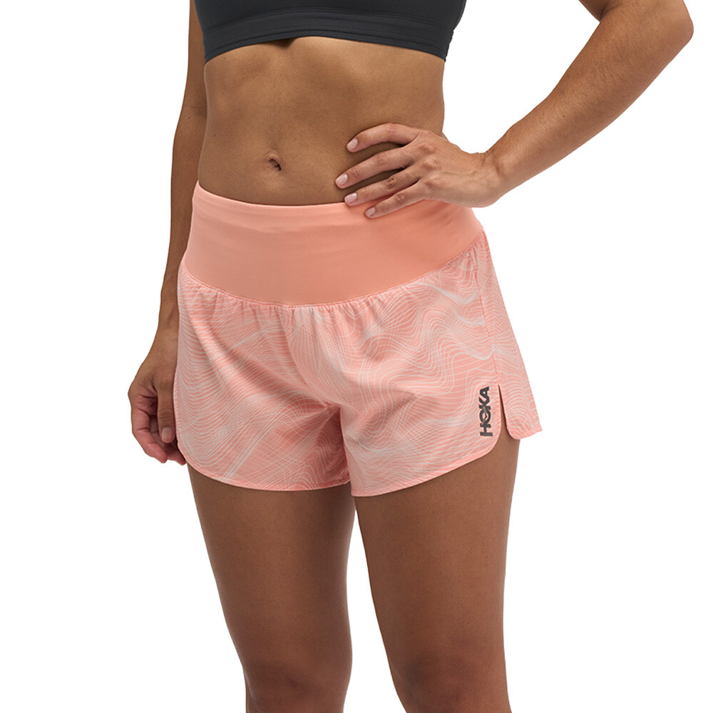 Hoka Hoka Glide Mid-Rise 3.5 Inch Women's Brief Shorts - AW26