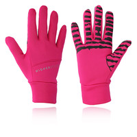 Higher State Damen Handschuhe Laufhandschuhe Hot Pink Reflektierend Jogging